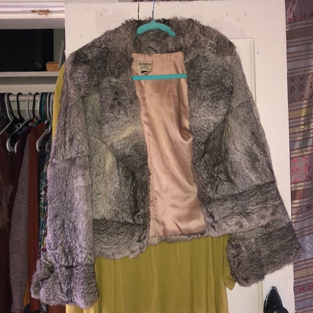 Rabbit fur jacket - Picture 1 of 3